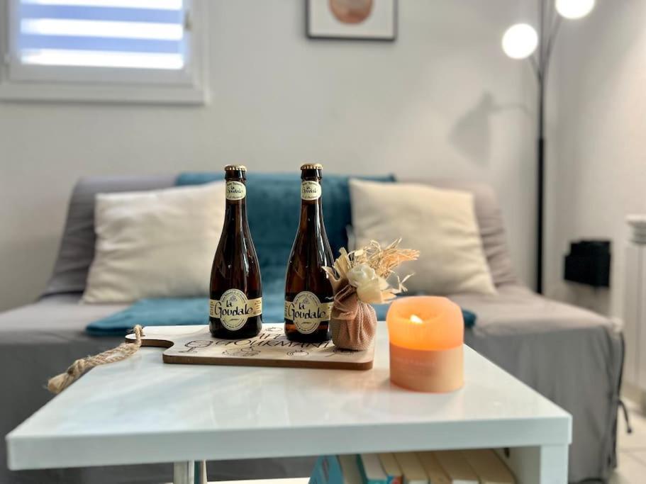 Perle Beach, Petite Maison Situee En Bord De Plage, Piscine. Guidel Eksteriør billede