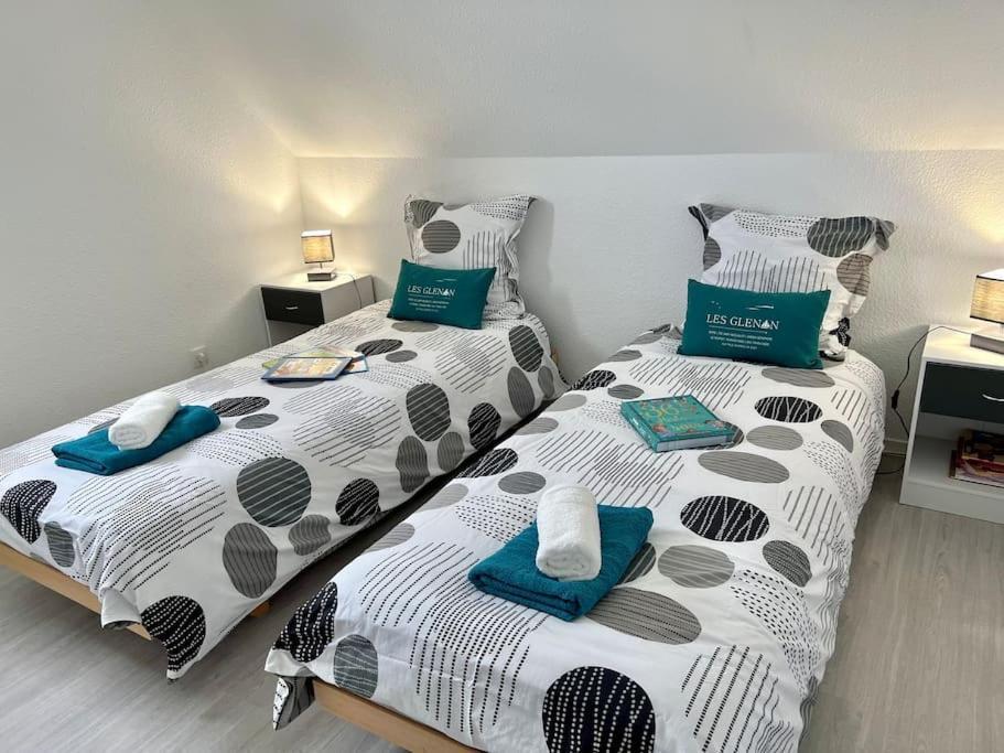 Perle Beach, Petite Maison Situee En Bord De Plage, Piscine. Guidel Eksteriør billede